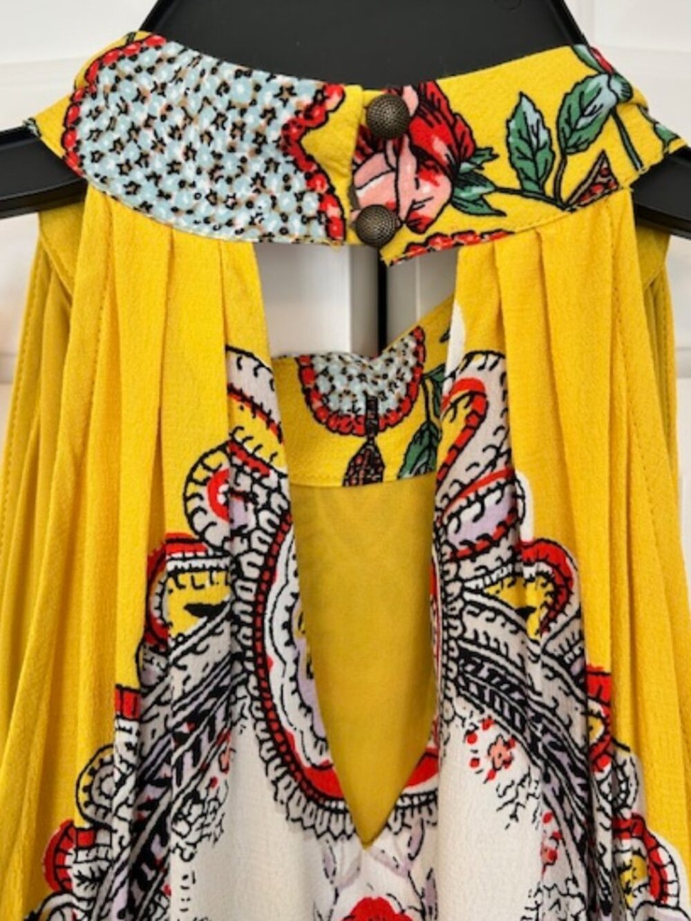 NWT Maeve x Anthropologie Myriam Maxi Dress | Size 4 | Floral Scarf Print - Picture 5 of 12